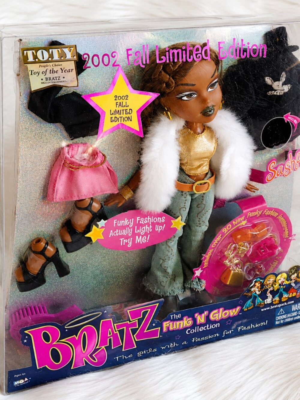 Bratz The Funks N Glow Collection 2002 Fall Limited Ed. Sasha Doll